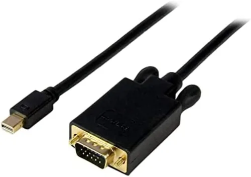 Vista 3 de StarTech Cable adaptador activo Mini DisplayPort a VGA de 3 pies (3.3 ft) - Cable adaptador activo Mini DP a VGA - Video de 1080p - mDP 1.2
