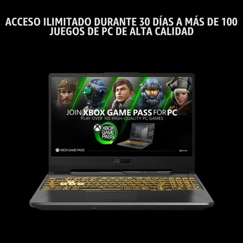Vista 8 de ASUS TUF Gaming A15 - Laptop para juegos, pantalla FHD 16:9 de 144 Hz de 15.6 pulgadas, procesador AMD Ryzen™ 5 7535HS, NVIDIA® GeForce RTX™ 3050