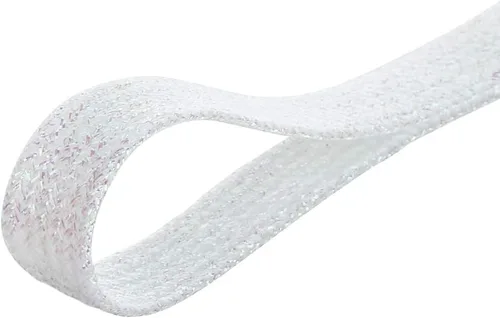 Vista 5 de Allegra K Zapatillas planas brillantes y brillantes con purpurina y cordones para zapatos, Metálico