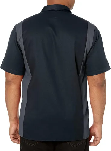 Vista 2 de Dickies Camisa de trabajo de dos tonos de manga corta para hombre