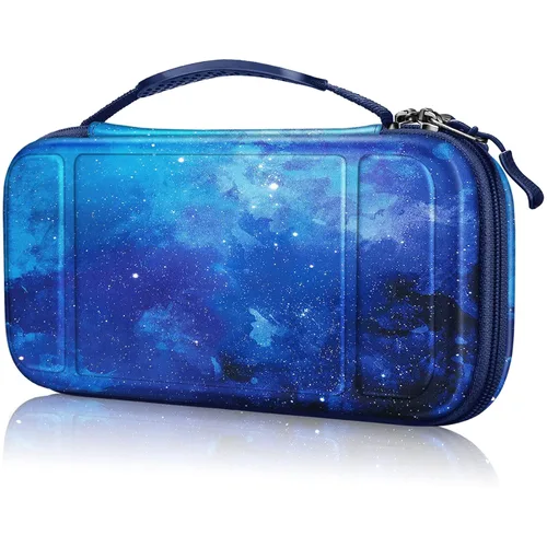 Vista 16 de FINTIE - Funda de transporte a prueba de golpes para Nintendo Switch Lite 2019 Hard Shell Protective Cover, Portable Travel Storage Bag, Game Card
