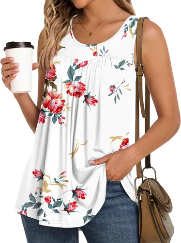 Vista 2 de LONGYUAN - Camisetas sin mangas para mujer