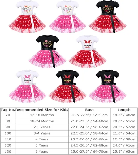 Vista 7 de IMEKIS Traje de cumpleaños para niñas bebés, vestido de lunares, diadema para Halloween, cosplay, sesión de fotos, 1-6T