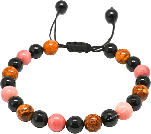 Vista 2 de Pulsera del zodiaco de cristales curativos
