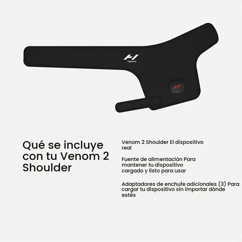 Vista 6 de Hyperice Venom 2 - Calor avanzado + envoltura de vibración (hombro izquierdo) - Aprobado por FSA o HSA