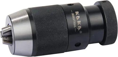 Vista 4 de KAKA INDUSTRIAL Portabrocas sin llave resistente, Jacobs Taper Stock (HPJ0213 (1/32"-1/2"-JT6))