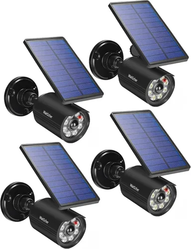 Vista 7 de Luces solares de movimiento para exteriores, luces con sensor IP67, impermeable, 3600 mAh, luz de seguridad para puerta delantera, garaje, entrada