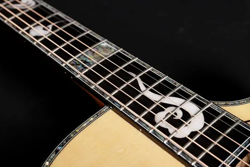 Vista 6 de Guitarra acústica tipo GA de madera maciza de 41 pulgadas, CHWOCHI C-70, guitarra trasera de koa y arce, natural