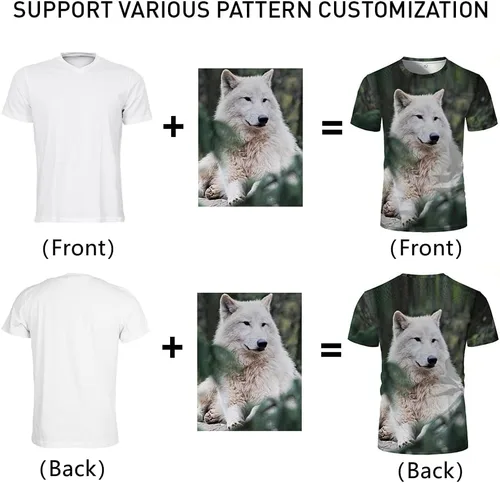 Vista 3 de Camisetas personalizadas, diseña tus propias camisas para hombres y mujeres, camisas personalizadas, regalos personalizados, añade textofotologotipo