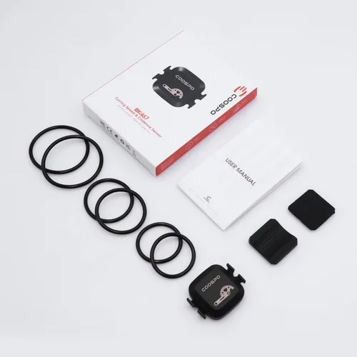 Vista 9 de COOSPO Sensor de cadencia y velocidad para ciclismo, Bluetooth inalámbrico y sensor de RPM de bicicleta ANT+ para computadoras de ciclismo