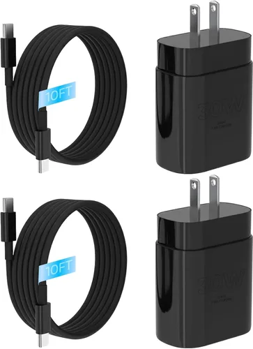 Vista 9 de Cargador para iPhone 17 16 15 cable de carga rápida de 10 pies, bloque de cargador USB C de 30 W para i Phone 15 16 16e 17 Air Plus Pro Max/iPad