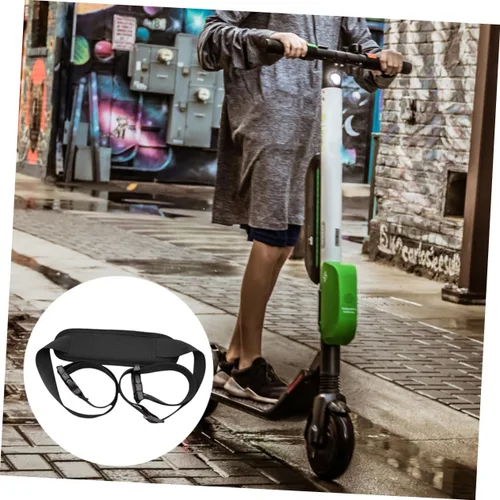 Vista 6 de BESPORTBLE Correa de hombro para scooter, correa de transporte ajustable, hombro antideslizante, correa de scooter para silla de playa, tabla