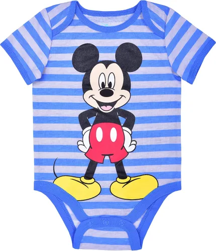 Vista 2 de Disney Baby Boys Monsters Inc, Mickey o Buzz Lightyear Paquete de 2 baberos y body