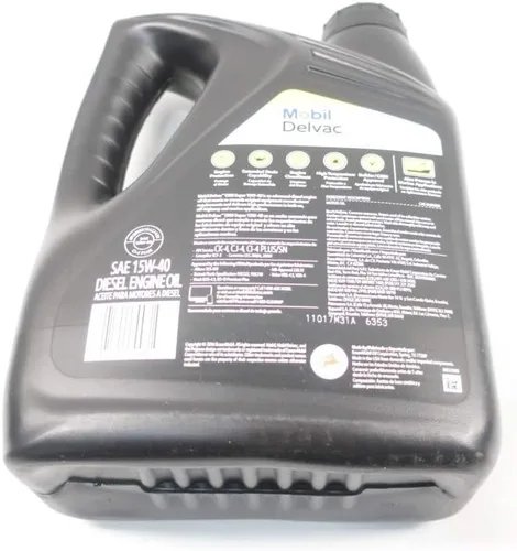 Vista 4 de MOBIL 112786 DELVAC 15W-40 1300 aceite de motor diesel estupendo 1 galón D651547