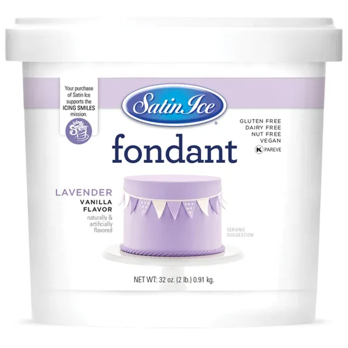 Vista 15 de Satin Ice - Fondant de café moca y menta Blanco