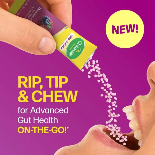 Vista 3 de Culturelle® Complete 3 en 1 Biotics Mini-Chews Probiótico diario para la salud digestiva con prebióticos y postbióticos para el equilibrio