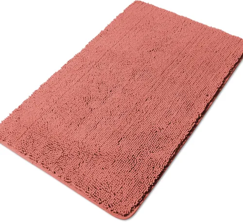 Vista 14 de Yeaban Alfombras pequeñas de baño de felpilla de 12 x 12 pulgadas, absorbentes y lavables, antideslizantes, de felpa y suaves para baño, ducha