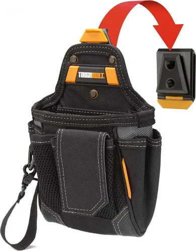 Vista 10 de TOUGHBUILT TOU-CT-36-L7 Technician - Bolsa de 7 bolsillos, color negro, S