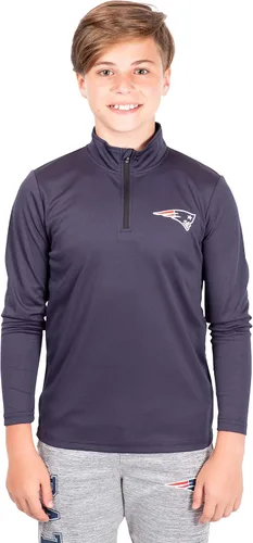 Vista 21 de Ultra Game - Camiseta juvenil NFL oficial con cremallera de un cuarto y manga larga súper suave