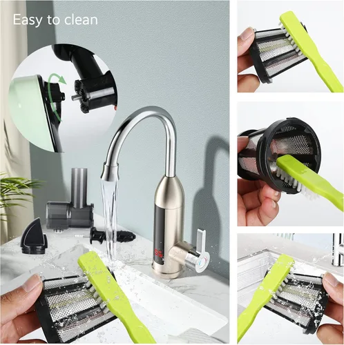 Vista 9 de JOCUU ZM1503 - Kit de accesorios para exprimidor con cuerpo principal, barrena en espiral, filtro, tolva de alimentación y taza final incluida