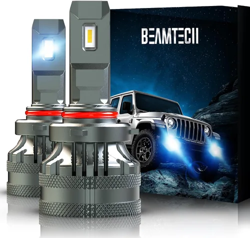Vista 8 de BEAMTECH Bombillas H4, chips G-XP Canbus Ready 600% más brillantes 6500K luz blanca Bombillas H4/9003, paquete de 2