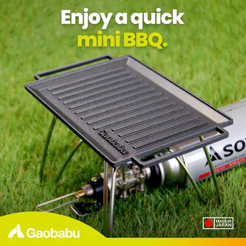 Vista 7 de Gaobabu B6 MultiGrillPlate fabricado en Japón Se adapta a una amplia variedad de equipos Procesamiento de flúor de 3 capas No requiere