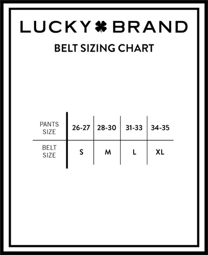 Vista 7 de Lucky Brand Cinturón de cuero perforado cónico para mujer con hebilla de arnés