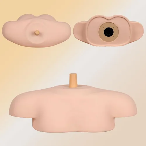 Vista 8 de Soporte de cabeza de maniquí, maniquí de hombro, cosmetología y entrenamiento de peluquería en entornos domésticos y de salón, soporte de hombro
