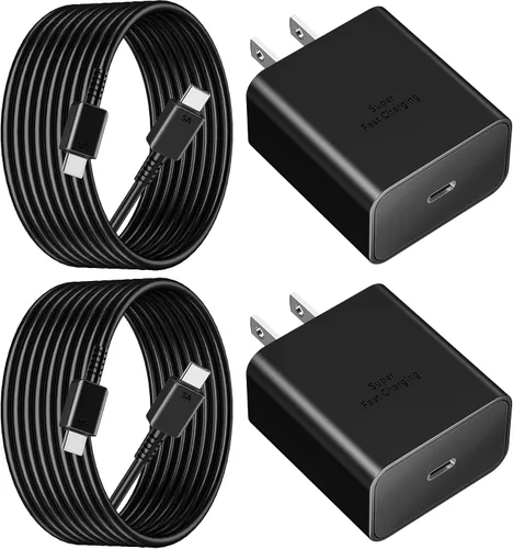 Vista 10 de [Certificado MFi de Apple] Cargador para iPhone 17 de carga rápida, paquete de 4 adaptadores de corriente dinámicos de 40 W, cargador USB C