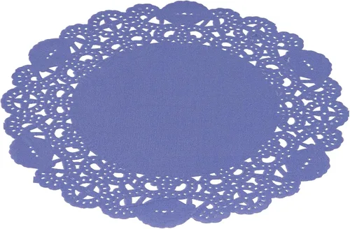 Vista 79 de Restaurantware Pastry Tek Blondas de Encaje de 4 x 4 Pulgadas 100 Vajilla Decorativa - Blondas de Mesa Desechables Redondas de Papel Negro