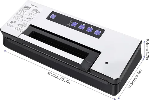 Vista 7 de Vacuum Sealer Machine, 9-in-1 Automatic Food Sealer with Built-in Cutter