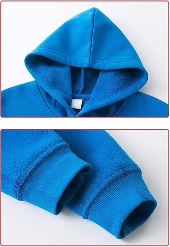 Vista 8 de Conjunto de sudadera con capucha y pantalones deportivos para niños y niñas, conjunto de sudadera de moda de 2 piezas
