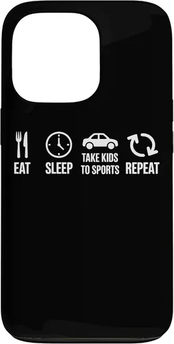 Vista 9 de Eat Sleep Take Kids to Sports Repeat Youth Athlete Parent Case for iPhone 17