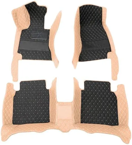 Vista 8 de Tapetes de automóvil personalizados para el 99% de modelos de vehículos, cuero, tapicería completa, color beige, rojo, rosa, azul, púrpura