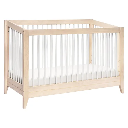 Vista 12 de Babyletto Scoot- Cuna convertible 4 en 1 con kit de conversión a cama infantil, Cuna, Talla full, Castaño