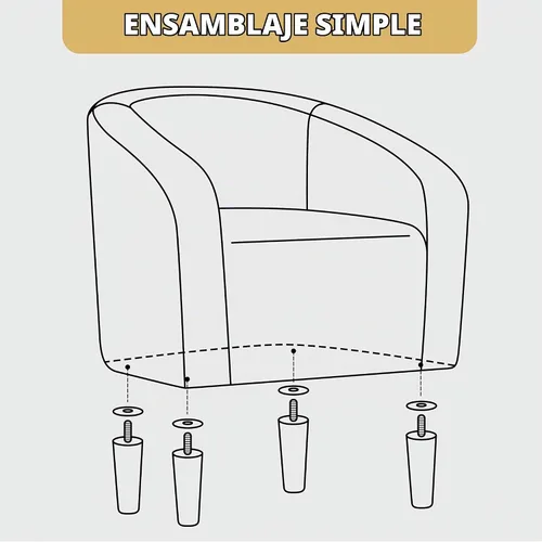 Vista 8 de Topeakmart Silla de barril, silla de acento de sherpa suave, silla auxiliar de club, estilo moderno, asiento profundo, sillón de barril para sala