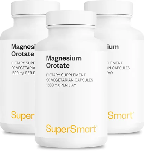 Vista 9 de Supersmart - Orotato de magnesio 1500 mg por día (alta absorción) - Relajante muscular y salud cardíaca - Alivio del estrés y apoyo para dormir