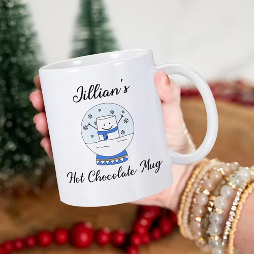 Vista 5 de COLBEAR Taza de café de Navidad con nombre personalizado, cerámica de 11 onzas, taza de cacao caliente personalizada, regalo para niños, apto