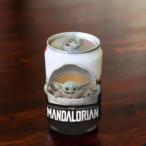Vista 3 de ICUP Star Wars Mandalorian The Child - Enfriador de latas troqueladas de espuma