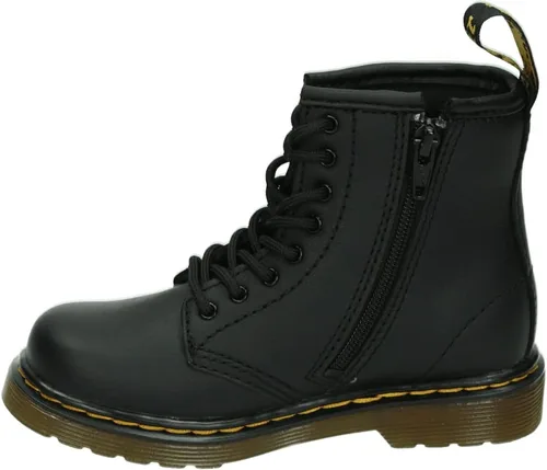 Vista 3 de Dr. Martens 1460 T Softy T - Botas unisex de piel de 8 ojales para niños, negro suave, t, 9 niño pequeño