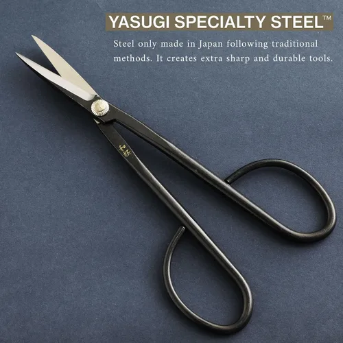Vista 4 de Wazakura Kit de herramientas para bonsái fabricado en Japón, tijeras de bonsái de ramita de 8-1/4 pulgadas (8.268 in) + cortador de rama cóncava