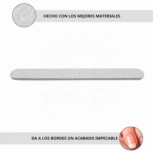 Vista 7 de ForPro Professional Collection ForPro Zebra Tabla de Espuma, Grano 80/80, Lima de Uñas de Manicura de Doble Cara, 7 pulgadas L x 0.75 pulgadas A