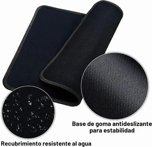 Vista 4 de SaiTech IT Paquete de 10 alfombrillas para mouse a granel, bordes cosidos