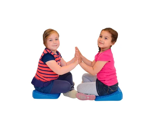 Vista 4 de Gymnic Movin 'Sit Jr. Asiento inflable, Color Azul.