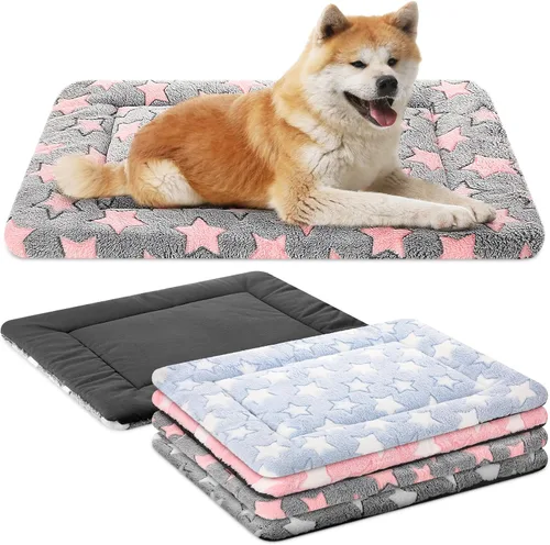 Vista 9 de VitalCozy 4 almohadillas suaves y cálidas para jaula de perro, 20 x 30 x Verde