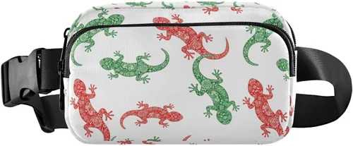 Vista 23 de Capybara Christmas White Fanny Packs for Women Men Belt Bag Fashion Waist Packs Crossbody Bag Casual Waist Pouch Bum Bags for Workout