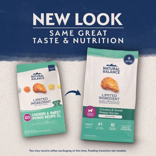 Vista 2 de Natural Balance Ingredientes limitados, pollo y batata, 12 libras