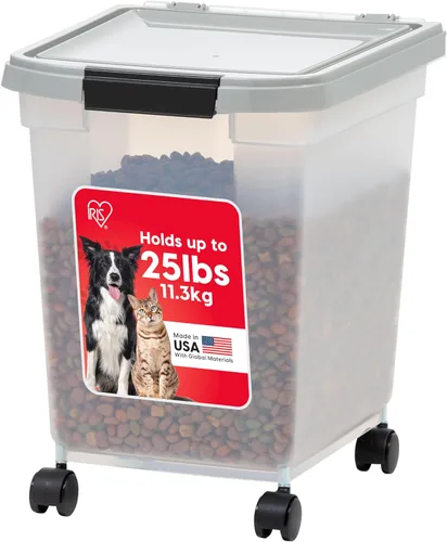 Vista 14 de Iris Contenedor para alimento de perro de estructura hermética, Individual, Negro