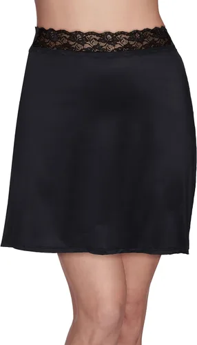 Vista 10 de Vanity Fair Women's Anti-Static Nylon Half Slip for Under Dresses, Available up to size 3XL 14 pulgadas - negro