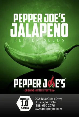 Vista 3 de Pepper Joe's Paquete de 3 semillas de jalapeño – 3 variedades esenciales de jalapeño para cultivar en tu jardín – Jalapeno temprano, jalapeño